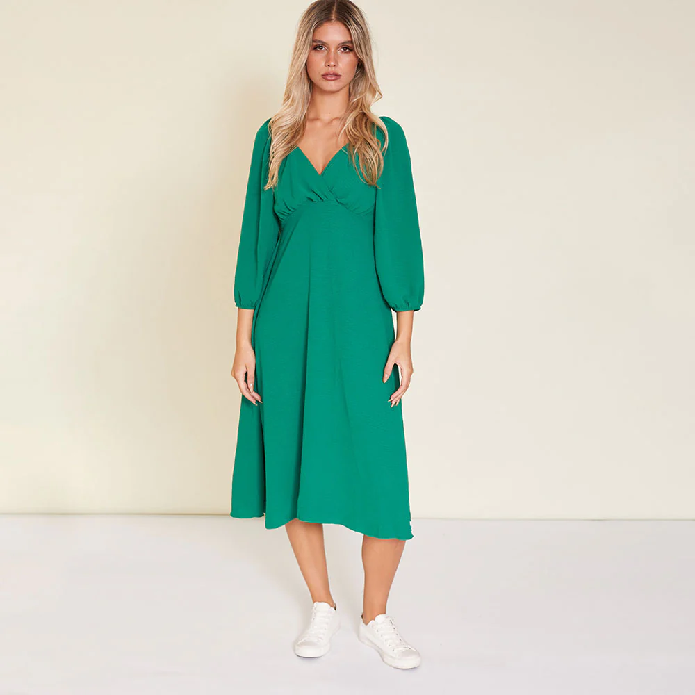 Reece Dress (Forest Green) - Image 3