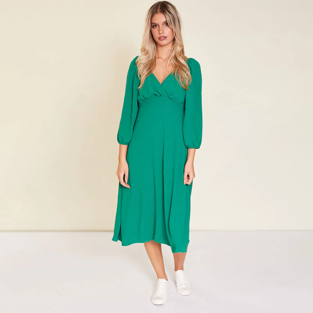 Reece Dress (Forest Green) - Image 4