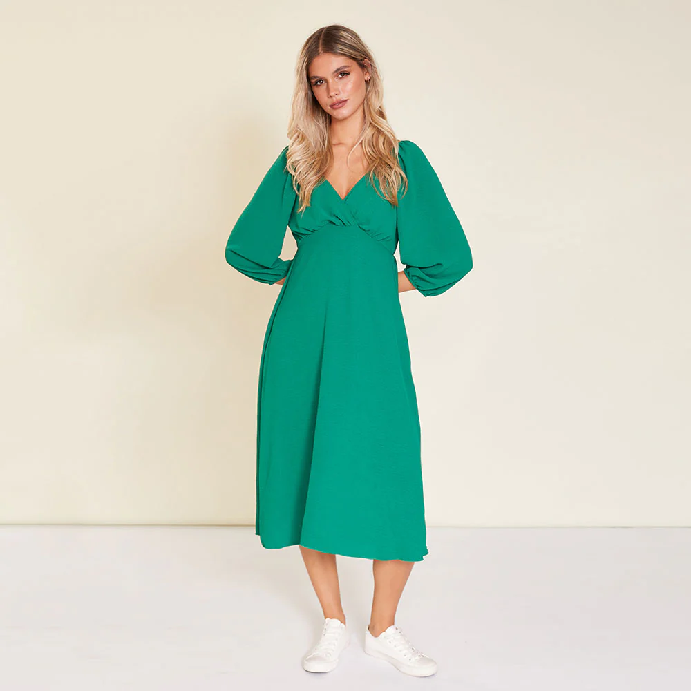 Reece Dress (Forest Green) - Image 5