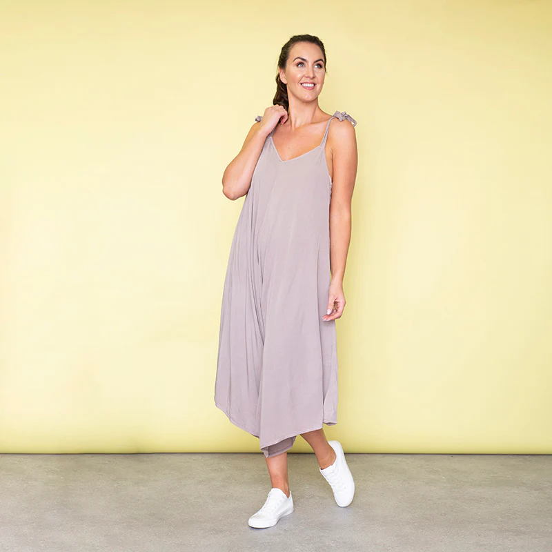 Frankie Relaxed Fit Jumpsuit (Sand) - Image 7