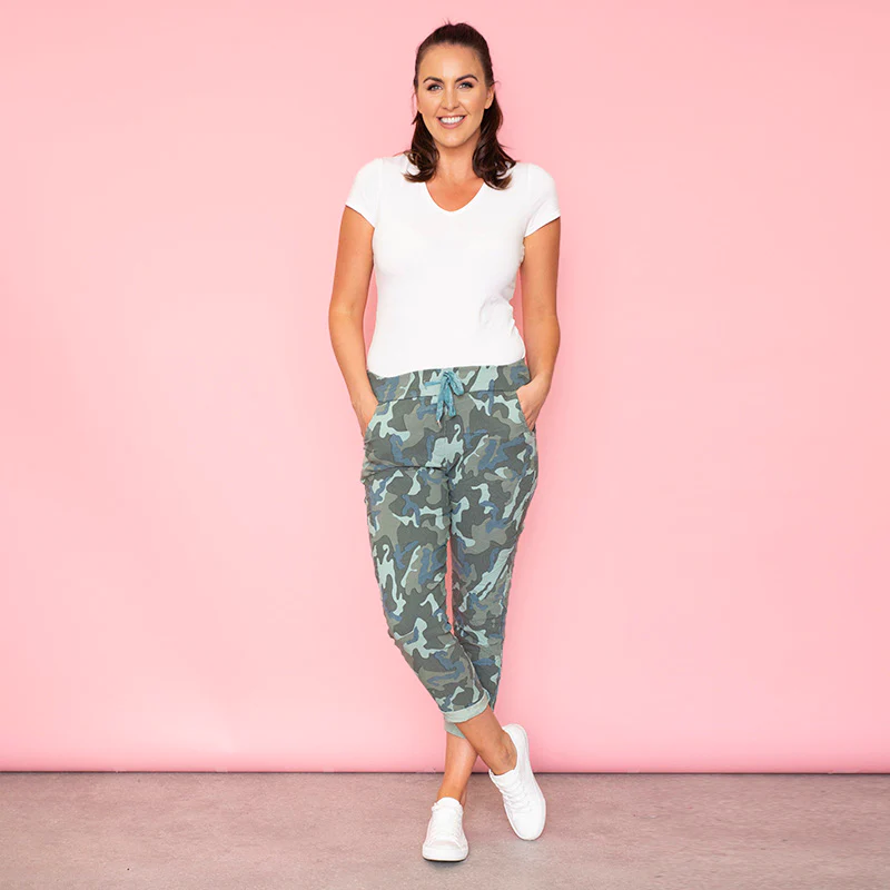 Sia Relaxed Stretch Jogger (Camo) - Image 7