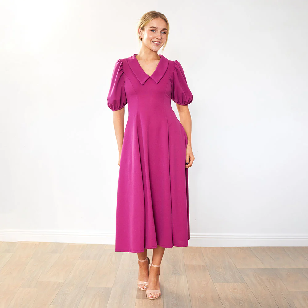 Cora Dress (Berry) - Image 4