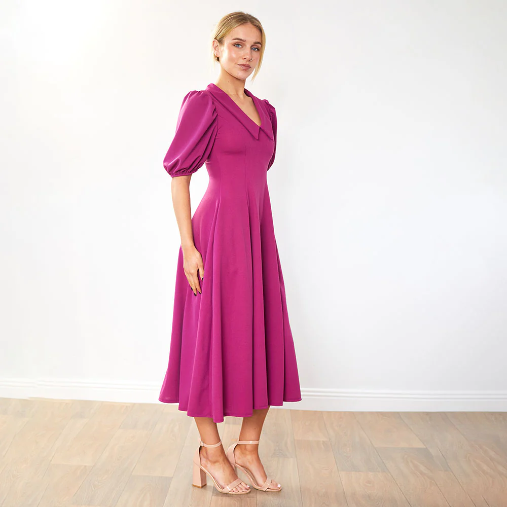Cora Dress (Berry) - Image 5