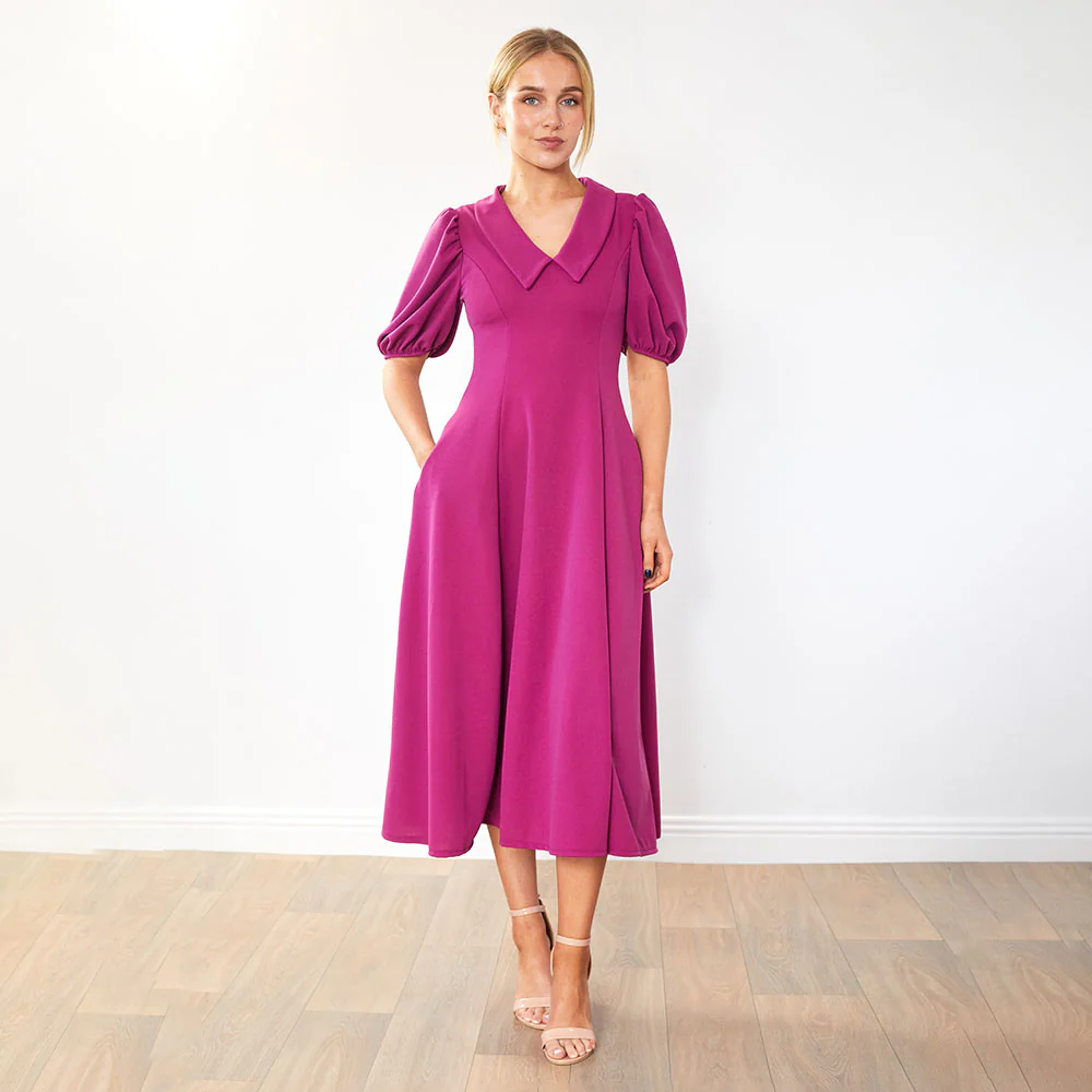 Cora Dress (Berry) - Image 7