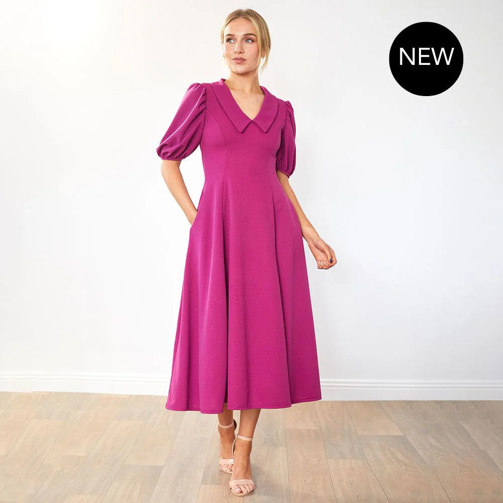 Cora Dress (Berry) - Image 9