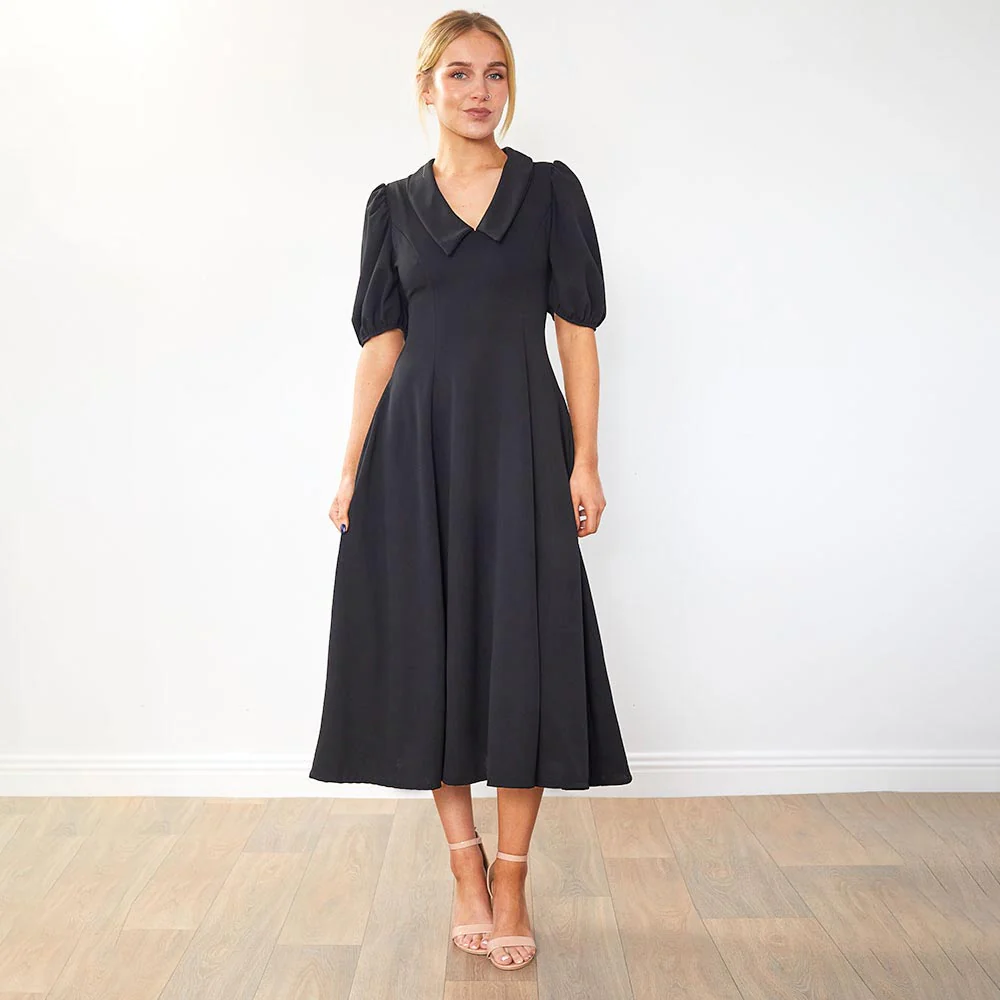 Cora Dress (Black) - Image 8