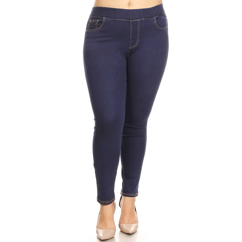 Curve Jegging Dark Denim - Image 2