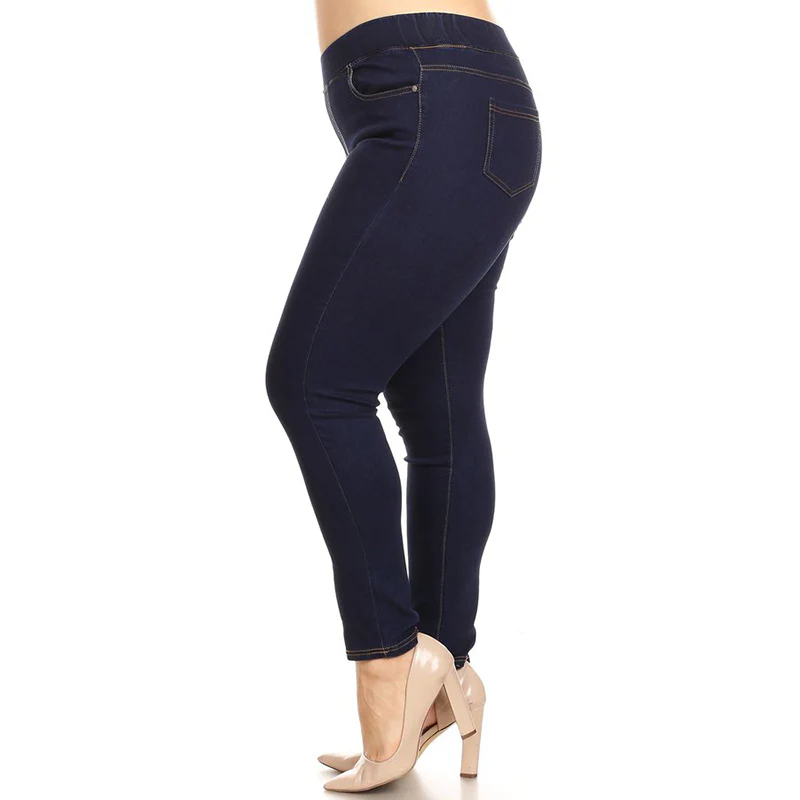 Curve Jegging Dark Denim - Image 3