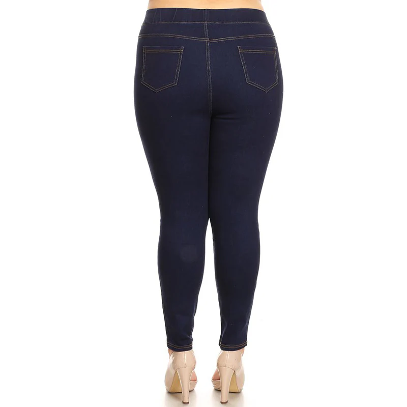 Curve Jegging Dark Denim - Image 6