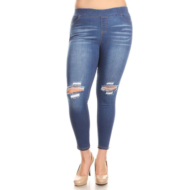 Curve Jegging Light Denim - Image 3