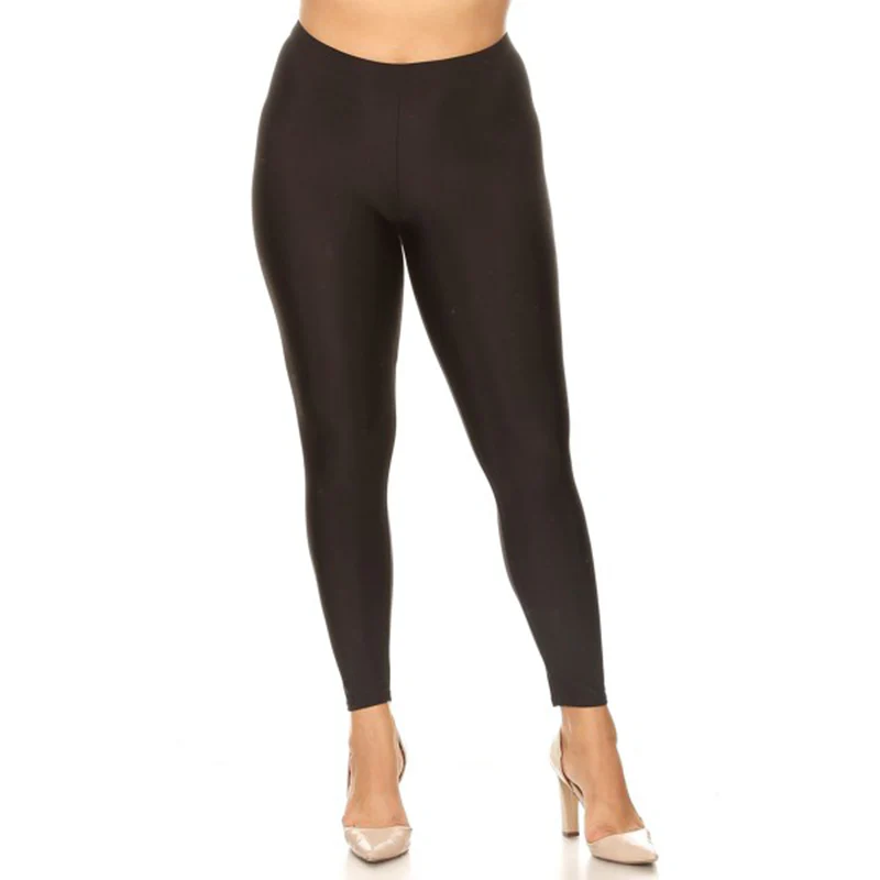 Curve Shine Leggings Black - Image 2