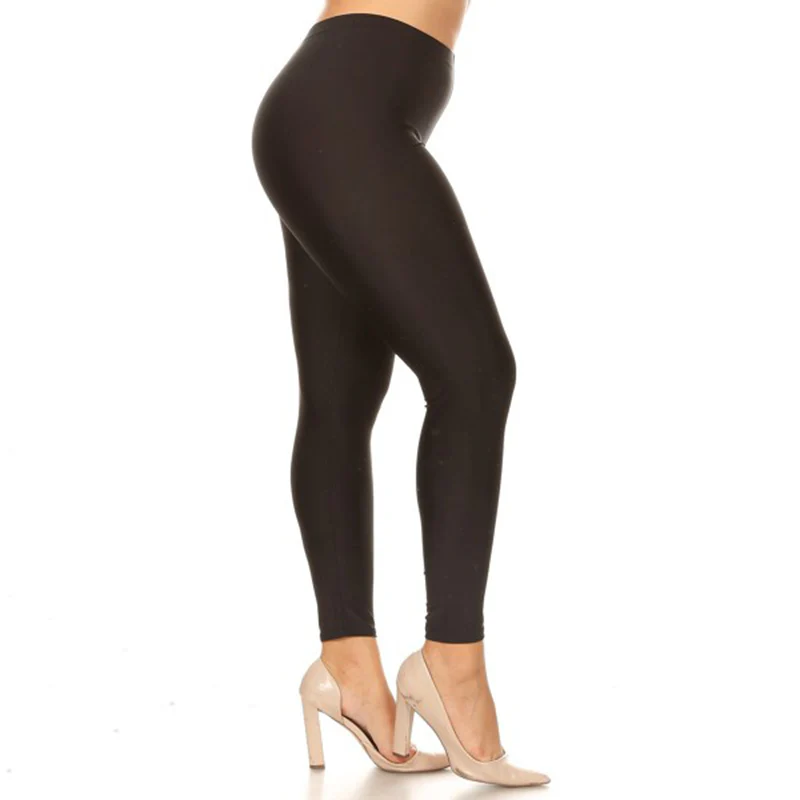 Curve Shine Leggings Black - Image 4