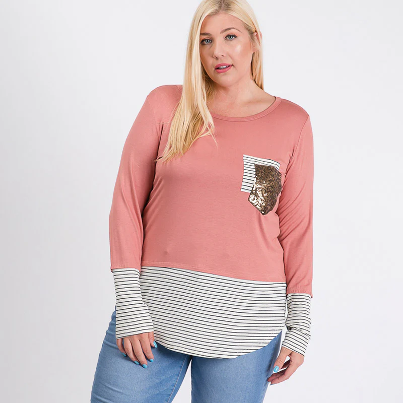 Curve Sule Top (Rose) - Image 4
