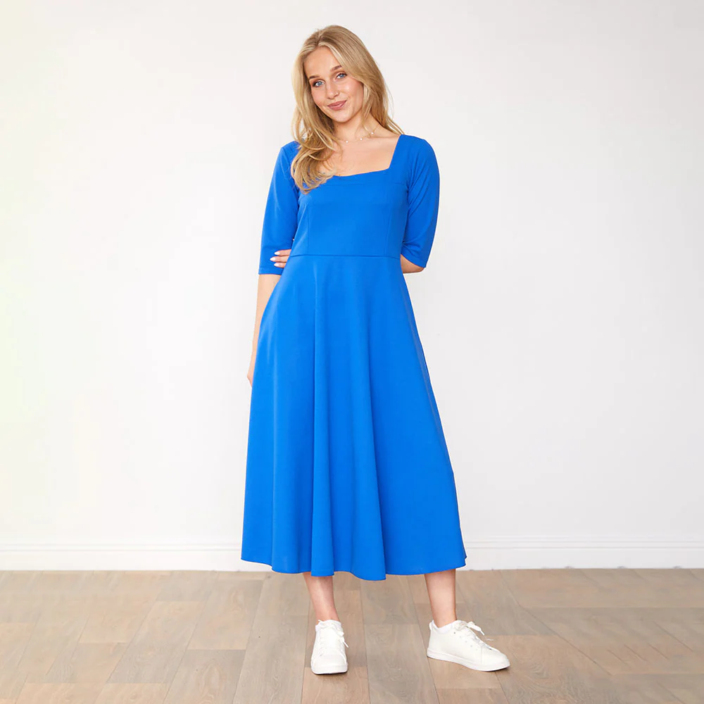 Dahlia Dress (Blue) - Image 3