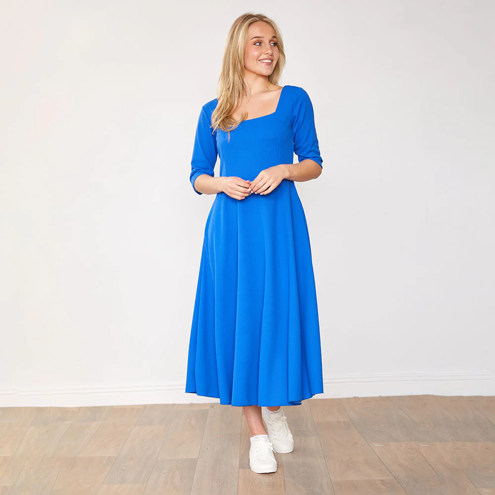 Dahlia Dress (Blue) - Image 4