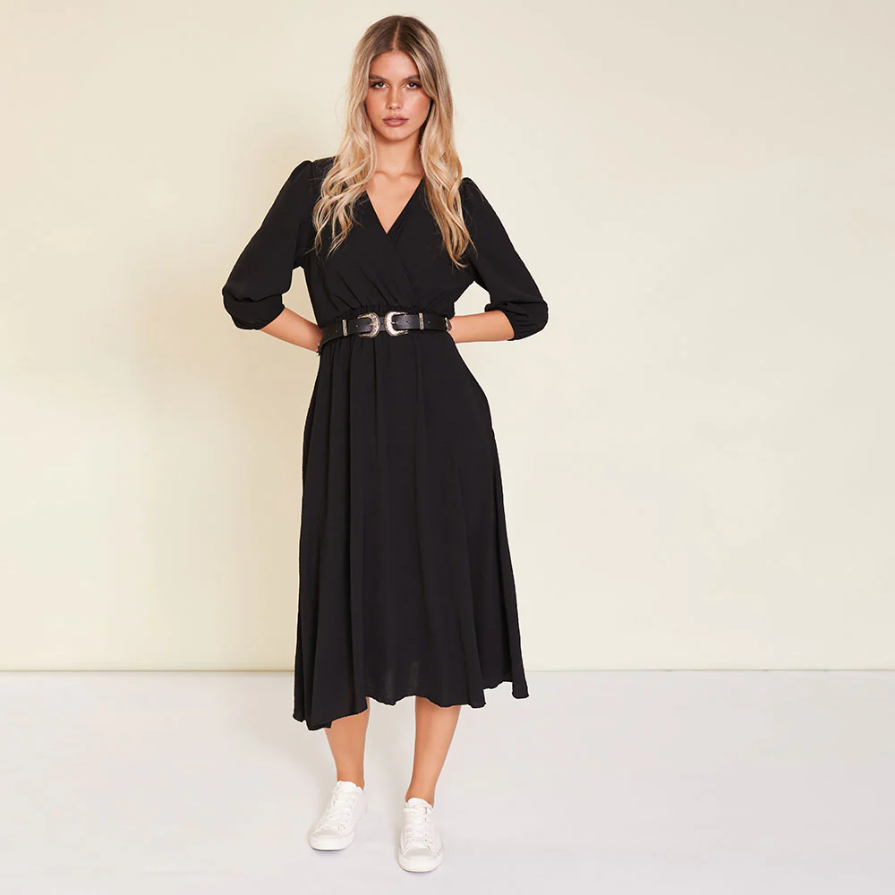 Daisy Dress (Black) - Image 3