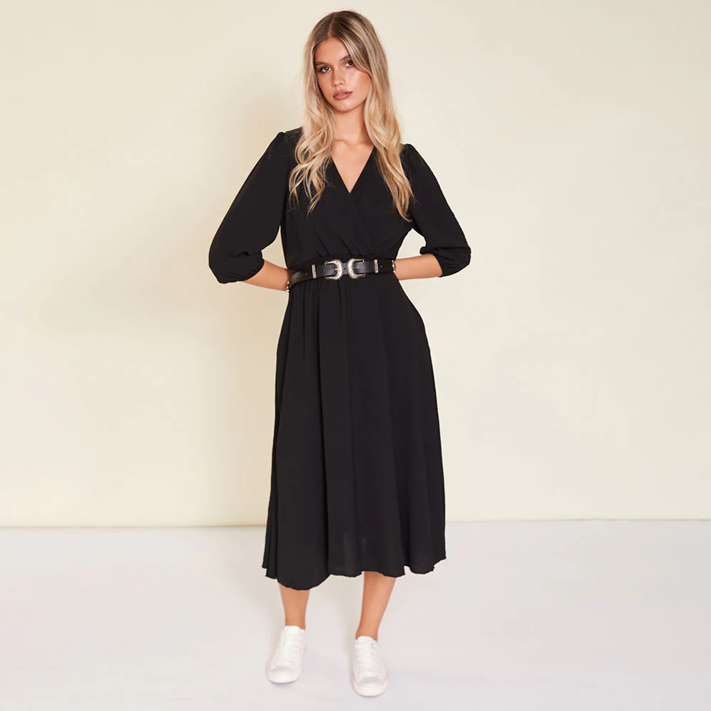 Daisy Dress (Black) - Image 5