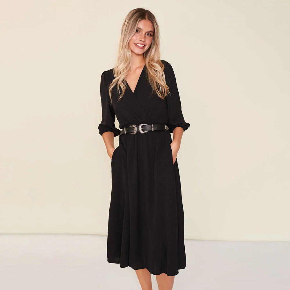 Daisy Dress (Black) - Image 7
