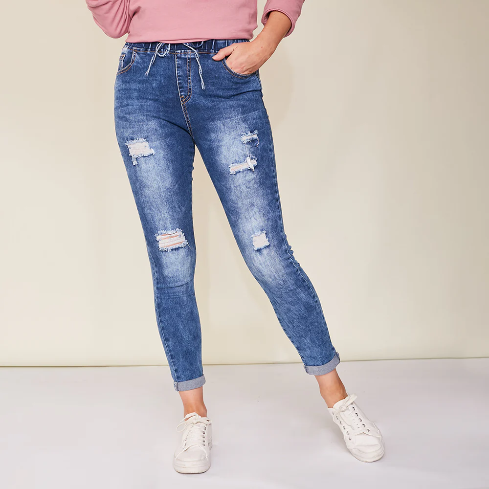 Dana Vintage Jeggings (Blue) - Image 7