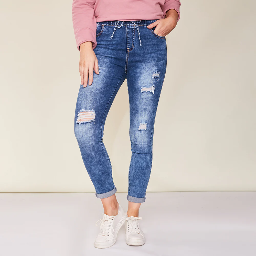 Dana Vintage Jeggings (Blue) - Image 8