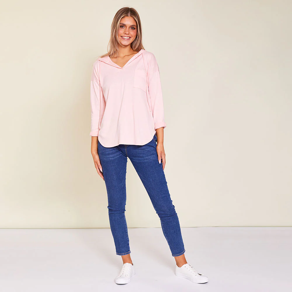 Darcey Hoody (Baby Pink) - Image 2