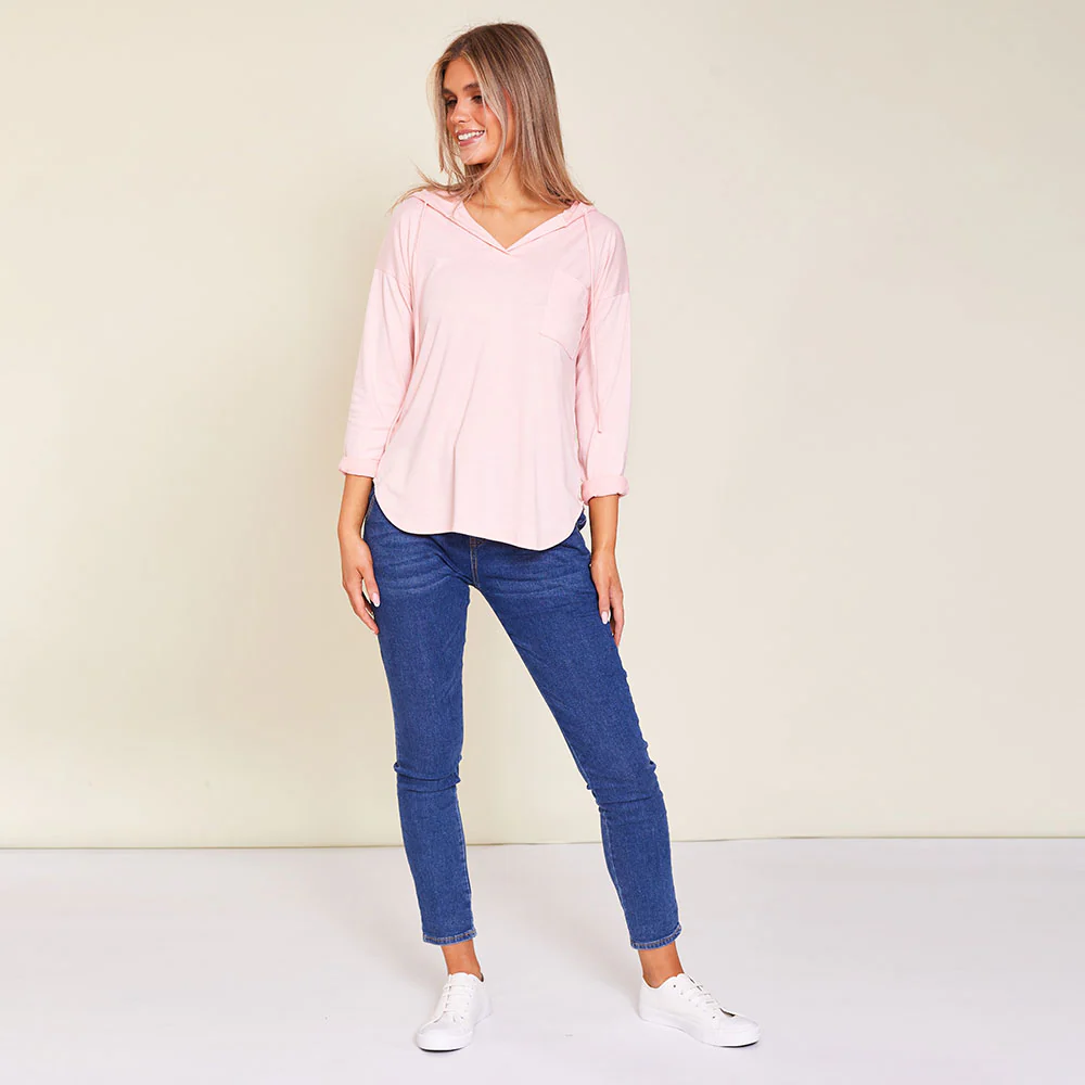 Darcey Hoody (Baby Pink) - Image 4