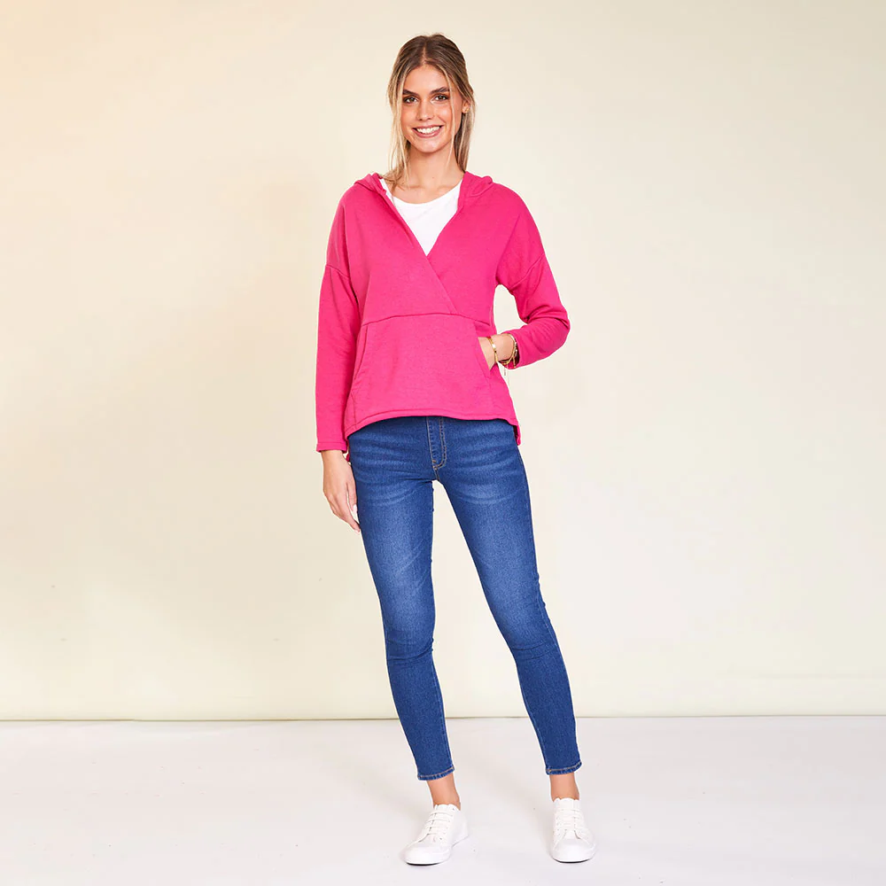 Daria Hoody (Fuchsia) - Image 4