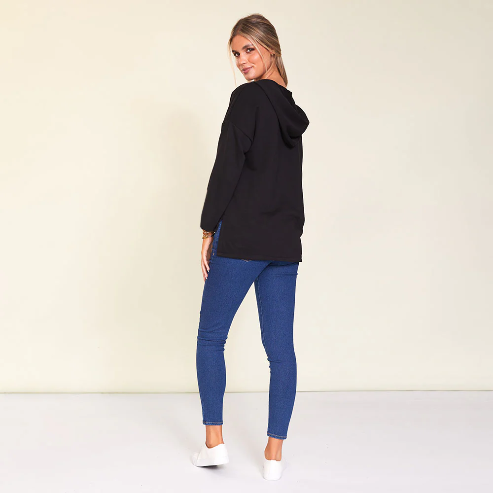 Daria Hoody (Fuschia & Black) - Image 6