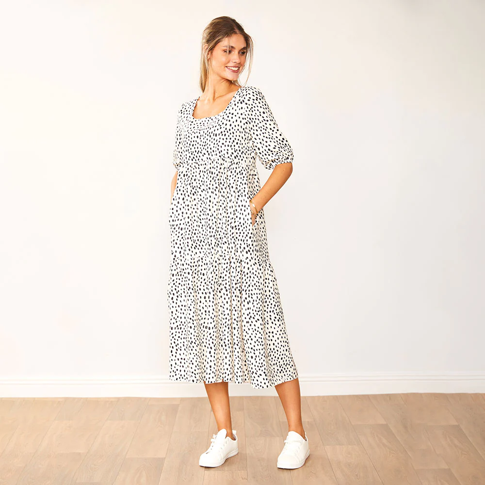 Delta Dress (Black Polka Dot) - Image 2