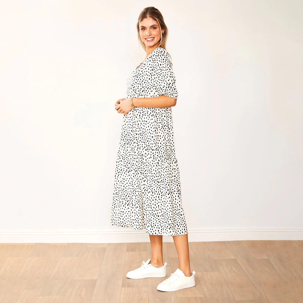 Delta Dress (Black Polka Dot) - Image 7