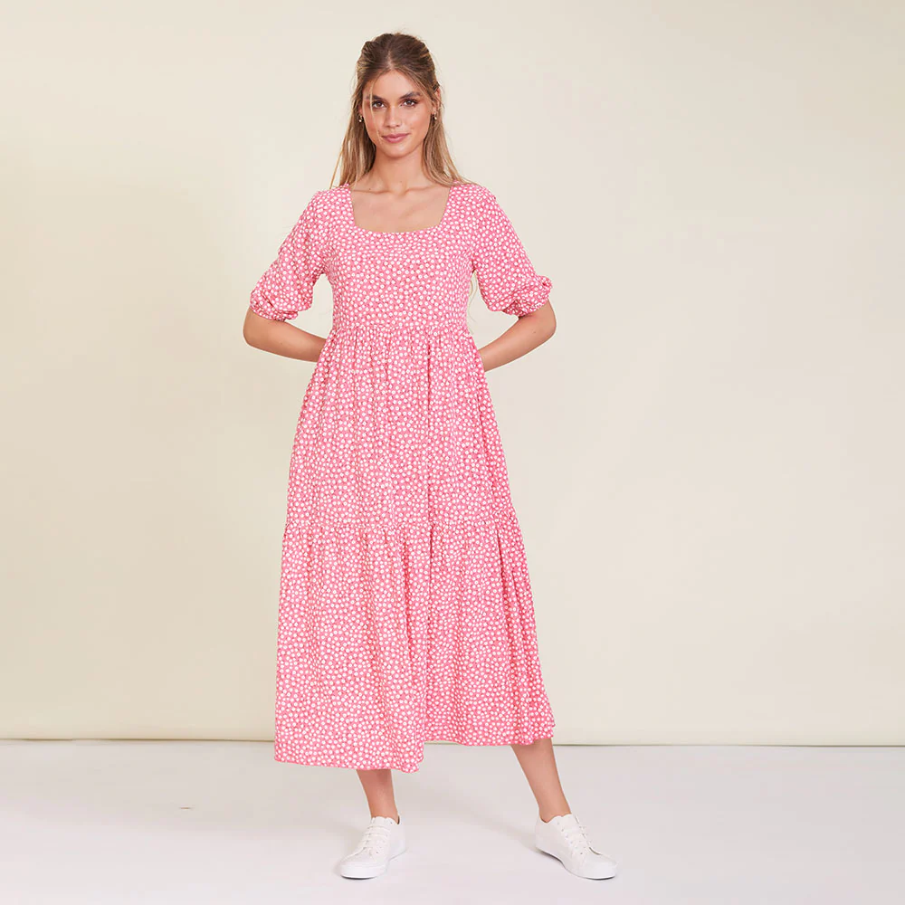 Delta Dress (Pink Floral) - Image 6