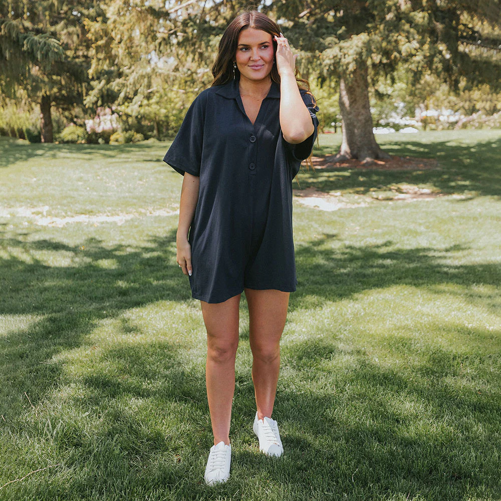 Desi Playsuit (Navy) - Image 4