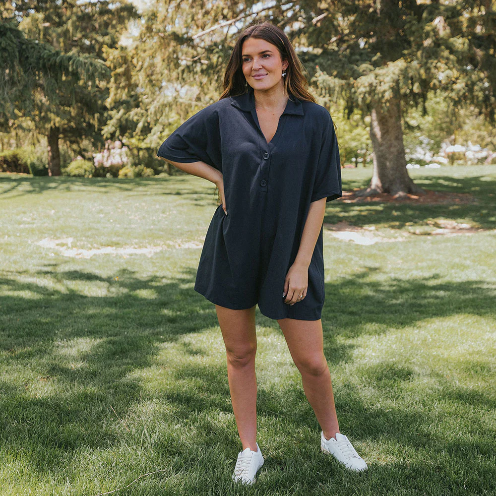 Desi Playsuit (Navy) - Image 5