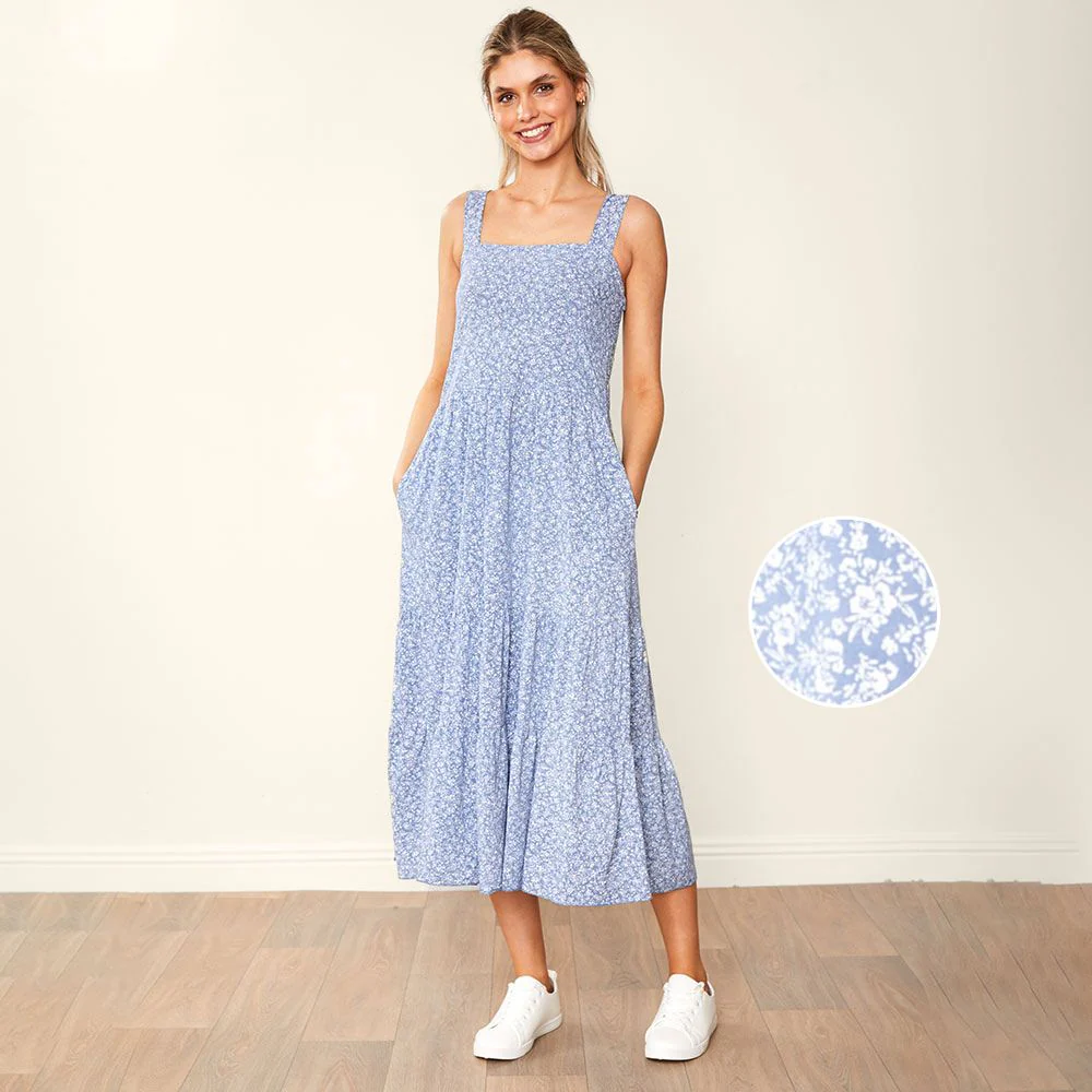 Diana Dress (Blue) - Image 3