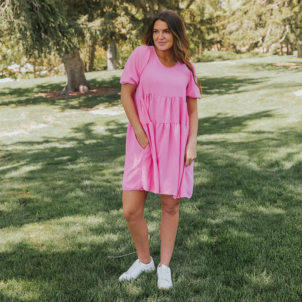 Donna Dress (Pink) - Image 6
