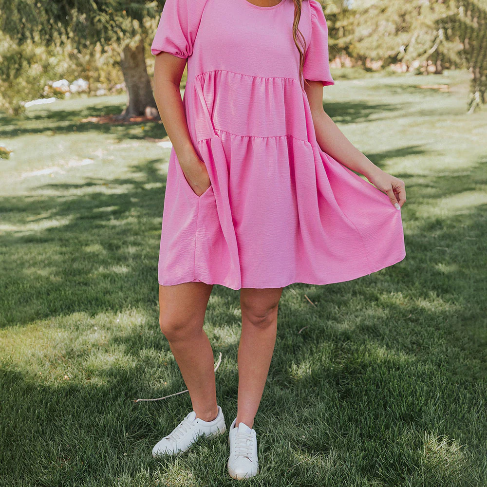 Donna Dress (Pink) - Image 7