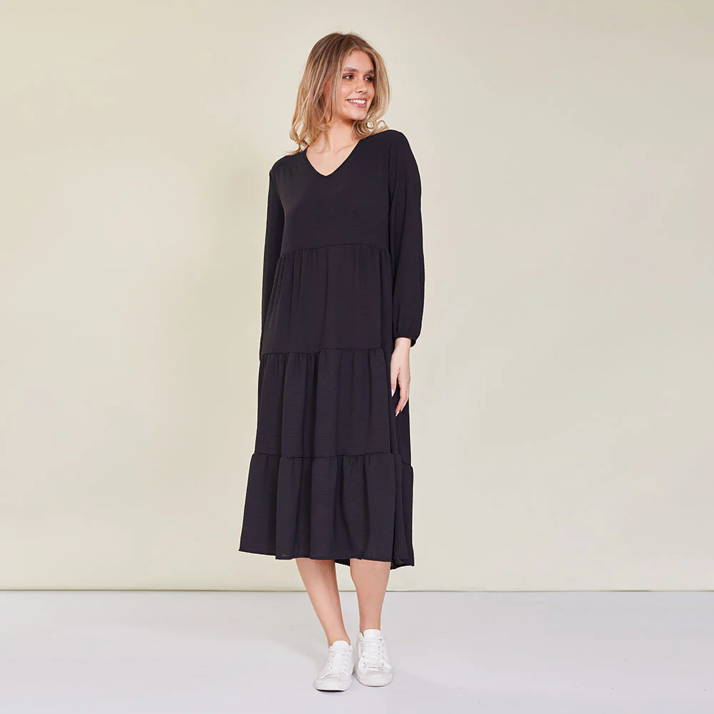 Sofia Dress (Black) - Image 7