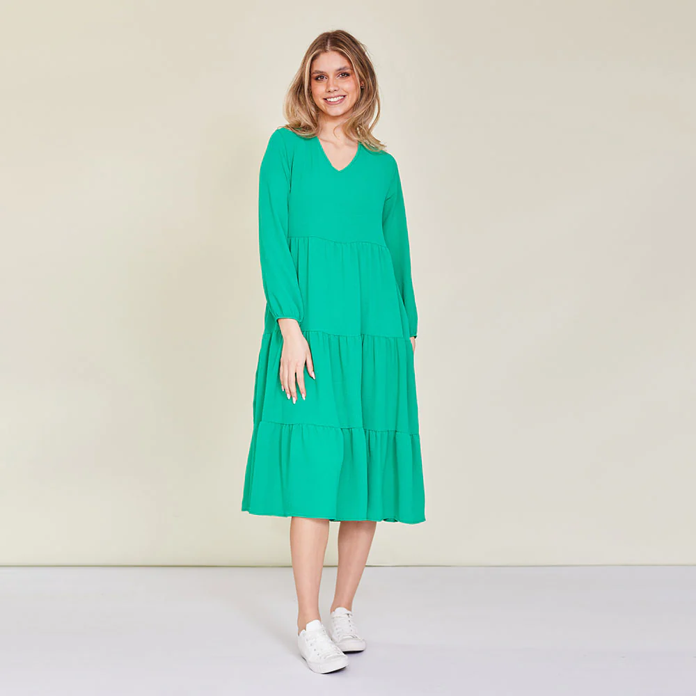 Sofia Dress (Green) - Image 10