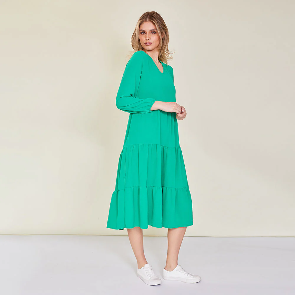 Sofia Dress (Green) - Image 12