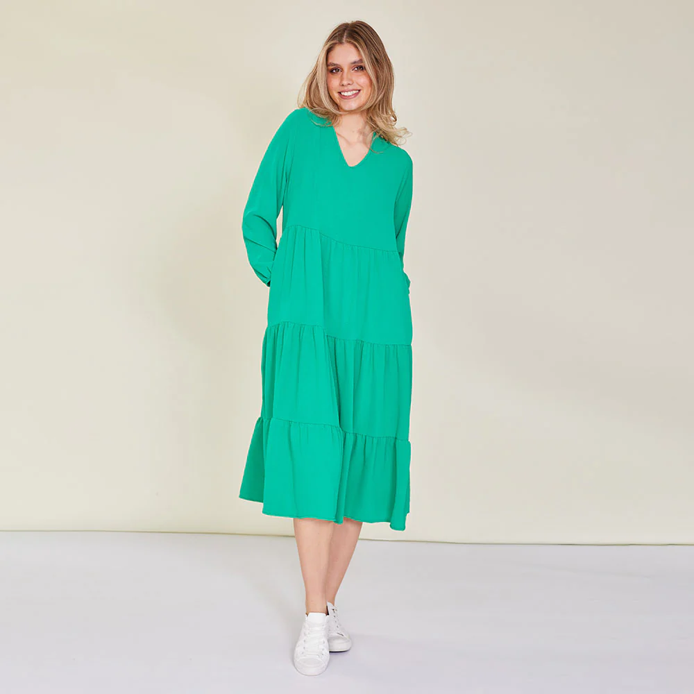 Sofia Dress (Green) - Image 3