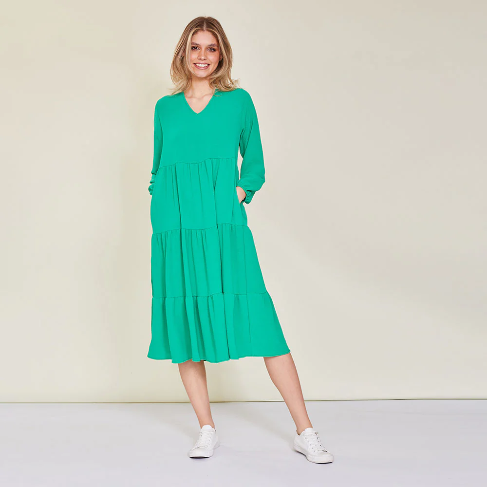 Sofia Dress (Green) - Image 5