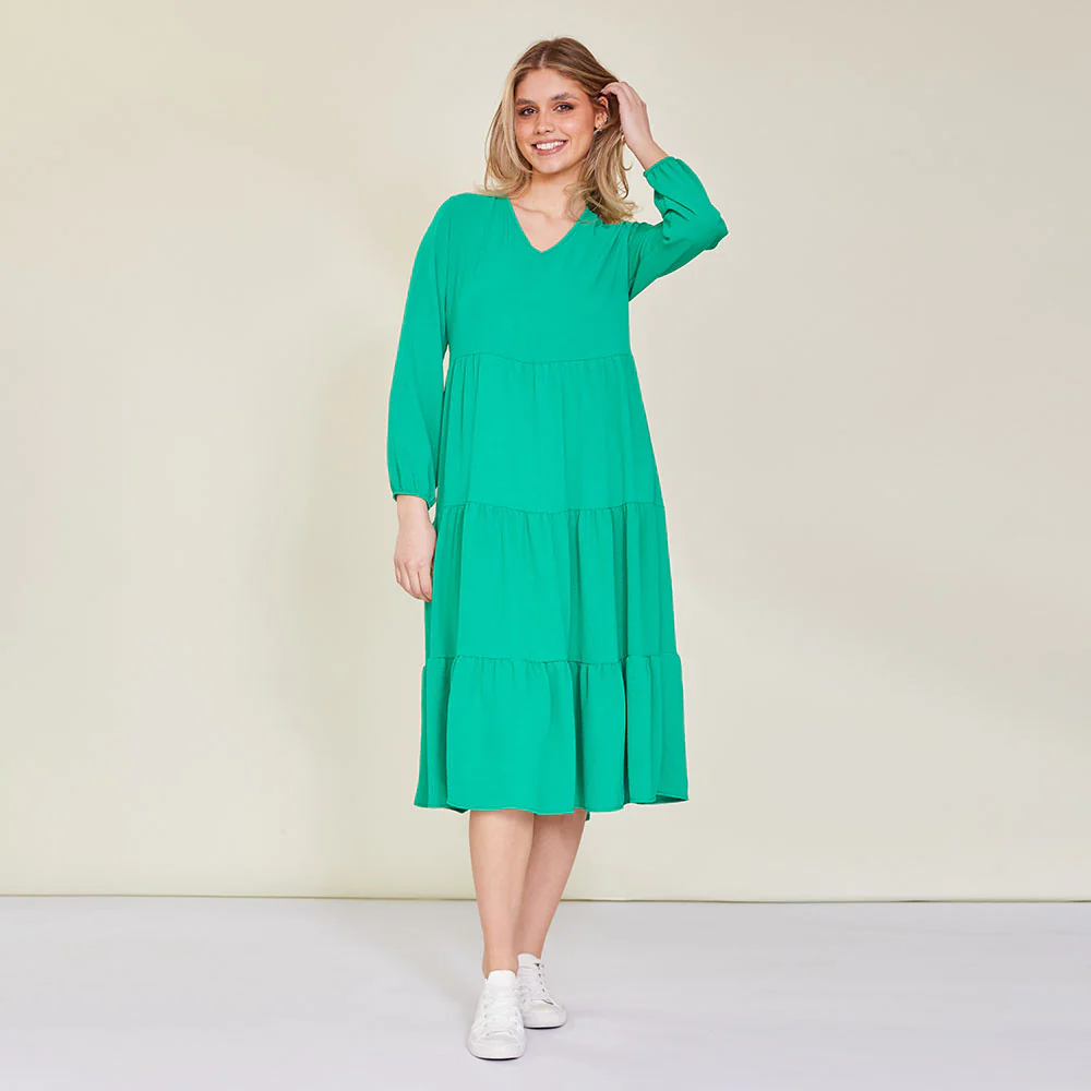 Sofia Dress (Green) - Image 6