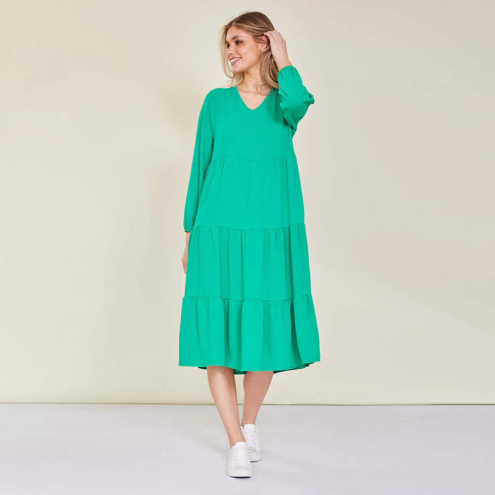 Sofia Dress (Green) - Image 7