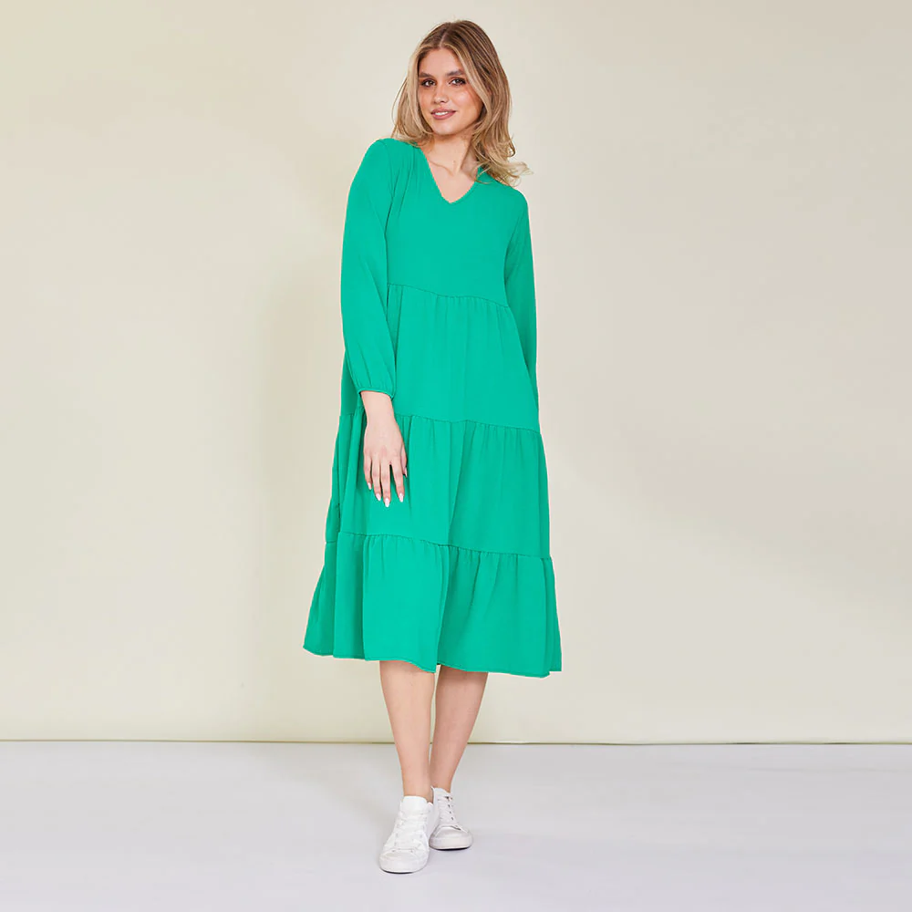 Sofia Dress (Green) - Image 8