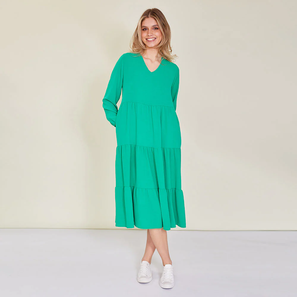 Sofia Dress (Green) - Image 9
