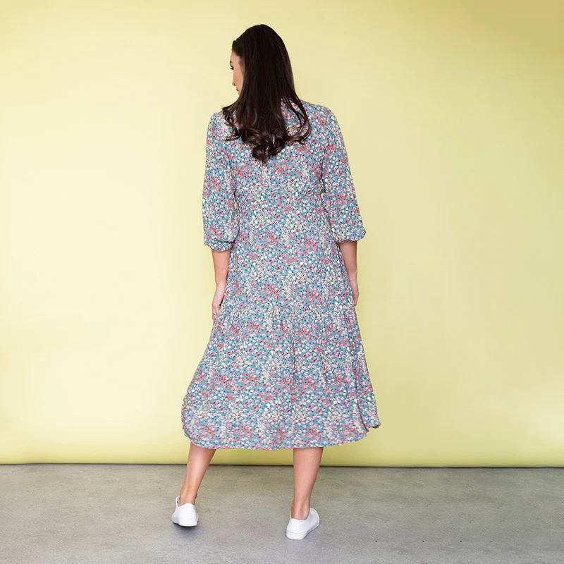 Lola Floral Dress (Sage) - Image 2
