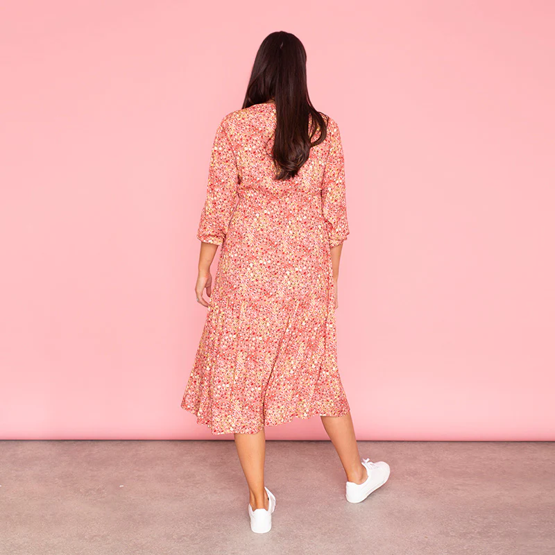 Lola Floral Dress (Rose) - Image 6