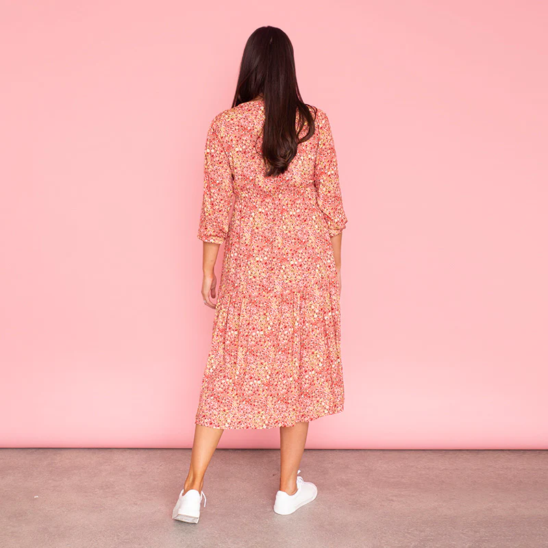 Lola Floral Dress (Rose) - Image 7
