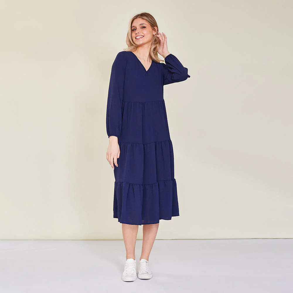 Sofia Dress (Navy) - Image 2