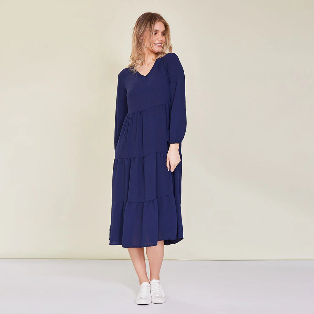 Sofia Dress (Navy) - Image 5